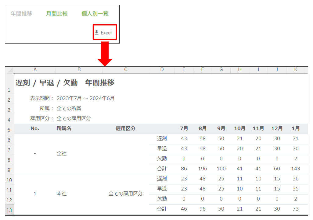 遅刻早退欠勤Excel出力.PNG